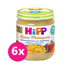 6x HiPP BIO Trhanec s jablky od uk. 9. měsíce, 200 g