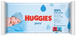 HUGGIES® Single Pure Ubrousky vlhčené 56 ks