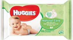 HUGGIES® Single Natural Care Ubrousky vlhčené 56 ks