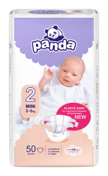 BELLA PANDA Mini 50 ks (3-6 kg) - jednorázové pleny