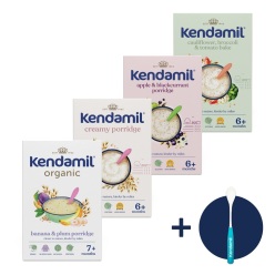 4x KENDAMIL Variace BIO a zeleninové kaše (150 g), 5m+