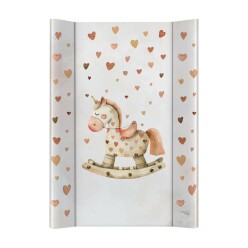 CEBA BABY Podložka přebalovací 2-hranná s pevnou deskou (50x70) Ultra Light Rocking Horse