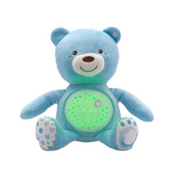 Hračka medvídek s projektorem - modrá