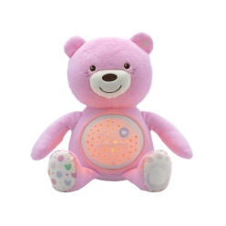 Hračka medvídek s projektorem - růžová