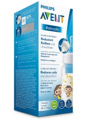Láhev Anti-colic 260 ml, 1 ks opice