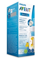 Lahev Anti-colic 260 ml, 1 ks žirafa