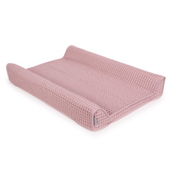 Potah na přebalovací podložku Waffle Line 50x70 Silver Pink Ceba