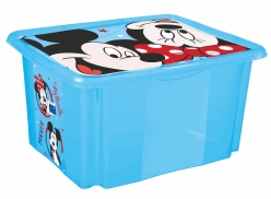 Úložný box s víkem "Mickey", Modrá