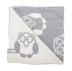 Dětská deka Little Owl, Grey