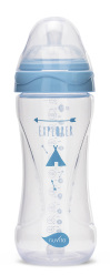 Lahvička Mimic 330ml, Transparent blue