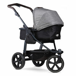 TFK mono2 combi pushchair - air chamber wheel prem.grey