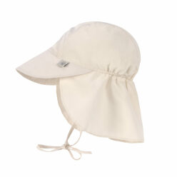 Sun Protection Flap Hat milky 19-36 mon.