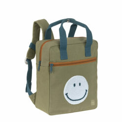 Green Label Little One & Me Square Backpack Small Gots olive