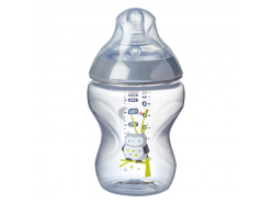 Kojenecká láhev C2N modrá 260ml 0m+