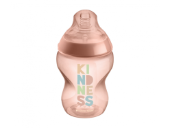 Kojenecká láhev C2N růžová 260ml 0m+