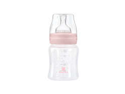 Kojenecká láhev 120ml 0m+ Hippo Dreams Pink