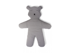 Hrací deka medvěd Teddy Jersey Grey 150cm