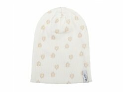 LODGER Beanie Print Rib Cloud Dancer 1 - 2 roky