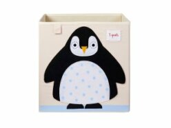 3 SPROUTS Úložný box Penguin Black