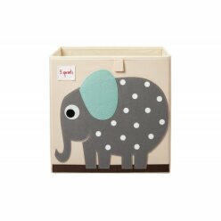 3 SPROUTS Úložný box Elephat Gray