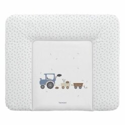 TRÄUMELAND přebalovací podložka Little Farm Blau 75 x 85 cm