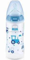 NUK FC+ láhev s kontrolou teploty, 300 ml Modrá