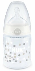 NUK FC+ láhev s kontrolou teploty, 150 ml bílá