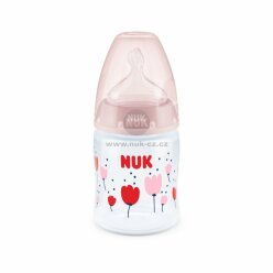 NUK FC+ láhev s kontrolou teploty, 150 ml růžová