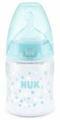NUK FC+ láhev s kontrolou teploty, 150 ml tyrkysová