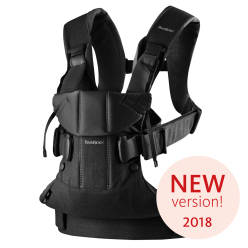 Ergonomické nosítko Babybjorn ONE Black Cotton 2018