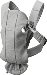 Babybjorn nosítko MINI Light Grey 3D Jersey