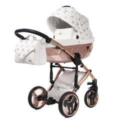 Junama Kočárek Glow white/copper V2