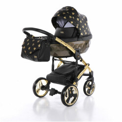 Junama Kočárek Glow black/gold V2