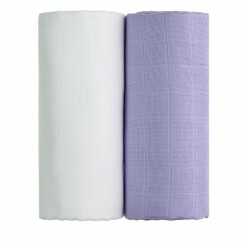 TETRA osušky EXCLUSIVE COLLECTION, white + lilac / bílá + fialová
