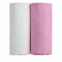 TETRA osušky EXCLUSIVE COLLECTION, white + pink / bílá + růžová
