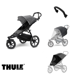 Thule Urban Glide 2 SET s doplňky Black/grey melánge