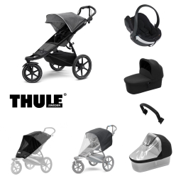 Thule Urban Glide 2 Black/grey melánge SET s autosedačkou BeSafe izi modular