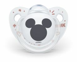 NUK Dudlík Mickey, 0-6 m - bílá