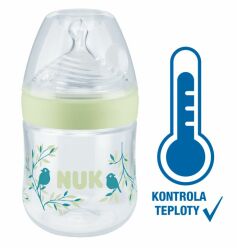 NUK Nature Sense láhev s kontrolou teploty 150ml zelená