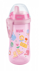 NUK FC Kiddy Cup, 300 ml růžová