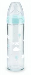 NUK FC+ lahev sklo New classic 240ml SI tyrkys