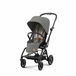 Sportovní kočárek cybex Eezy S Twist + 2 black leather Lava grey/Mid Grey