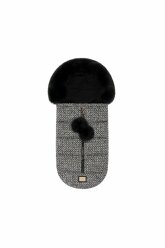 Bjallra Zimní mini fusak - Black Tweed Premium Collection