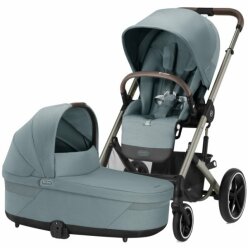 Kočárek CYBEX Balios S Lux + Cot S Lux Sky Blue Taupe Frame