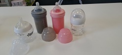 Bazar Set kojeneckých lahví - pouze šedá/sklo Avent