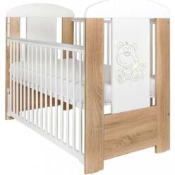 Bazar - Dřevěná postýlka New Baby Medvídek s hvězdičkou