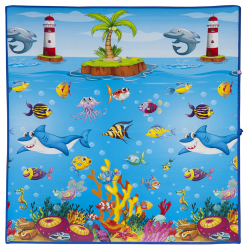 Scarlett dětský kobereček Mořský svět - 120 x 100 cm